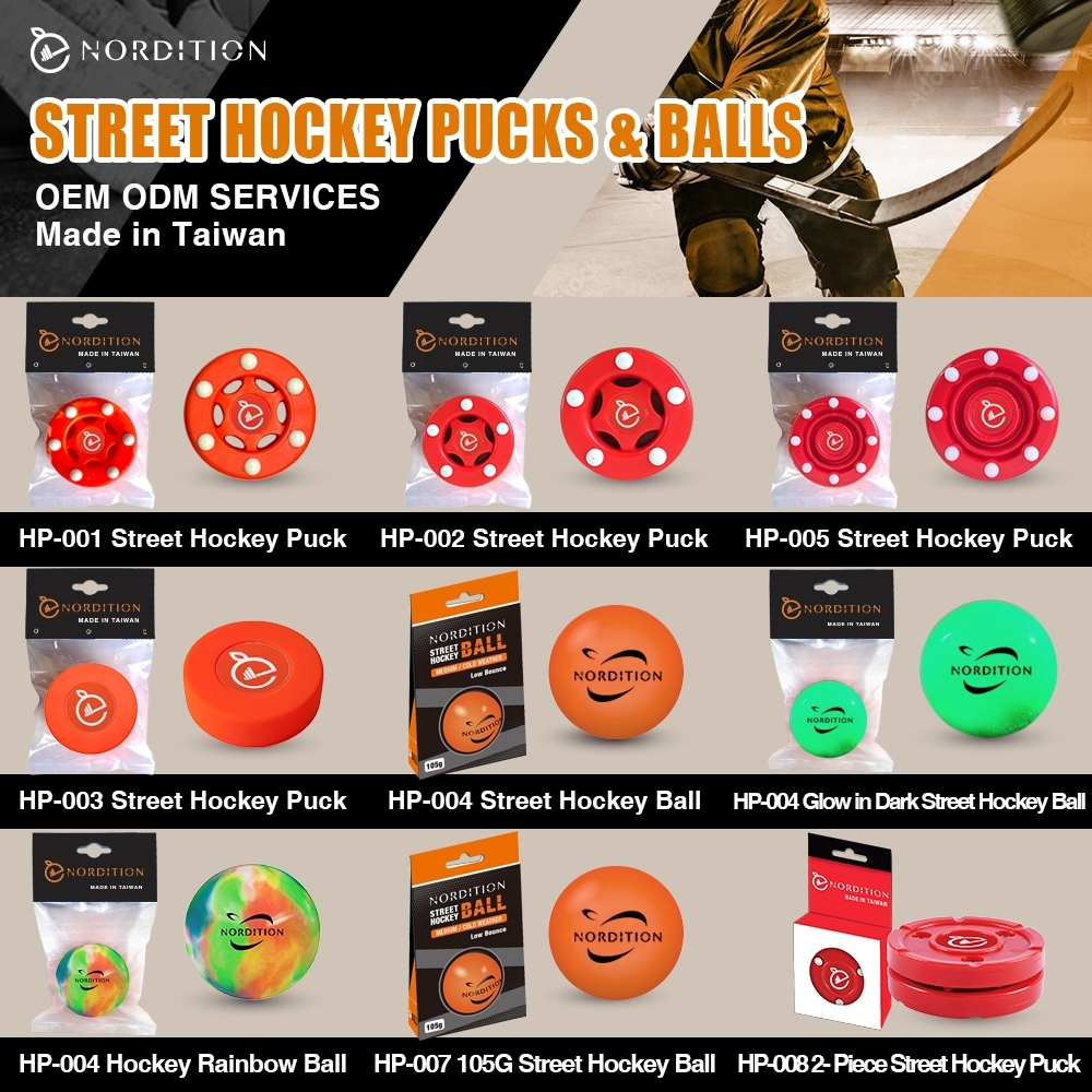 2 Piece Street Hockey Puck, Newly Launched, Sandwich Puck, Manufacturer, Made In Taiwan, Factory, OEM page